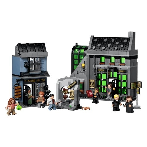 Costruzioni lego 76471 harry potter negozi di magia di notturn alley