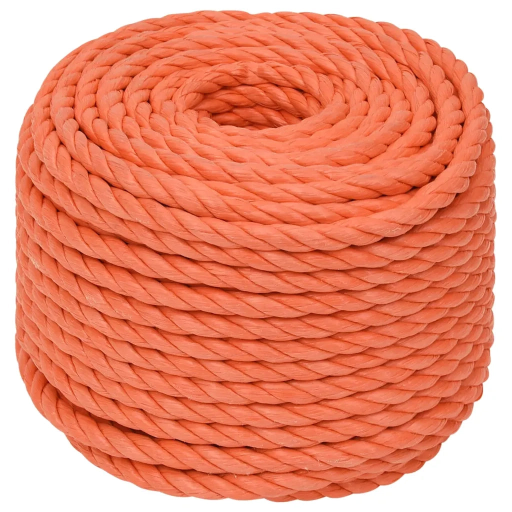 Corda da Lavoro Arancione 12 mm 50 m in Polipropilene 152939