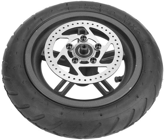 Kit di cinghie in gomma per ruote posteriori - Sicuro e Duraturo - 25 cm - Resistente alle fessurazioni e agli esplosi - Adatto per scooter elettrici - Cinghie robuste