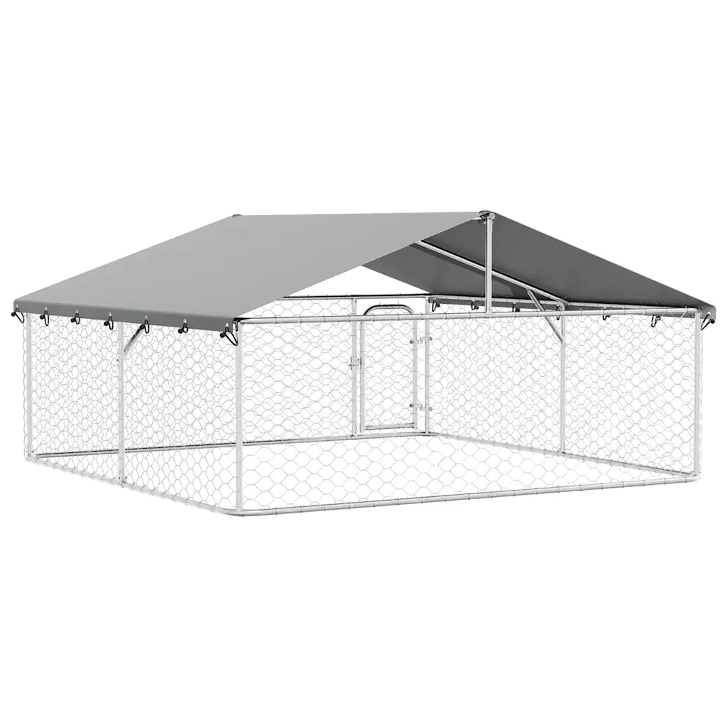 Gabbia per Cani da Esterno con Tetto 300x300x150 cm 171501