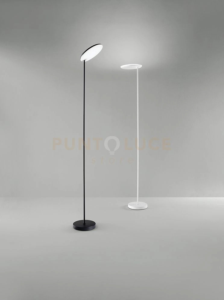 Piantana in metallo verniciato nera Ophelia regolabile a 180° LED 24W 3000K CRI?80 220-240V 1900Lm