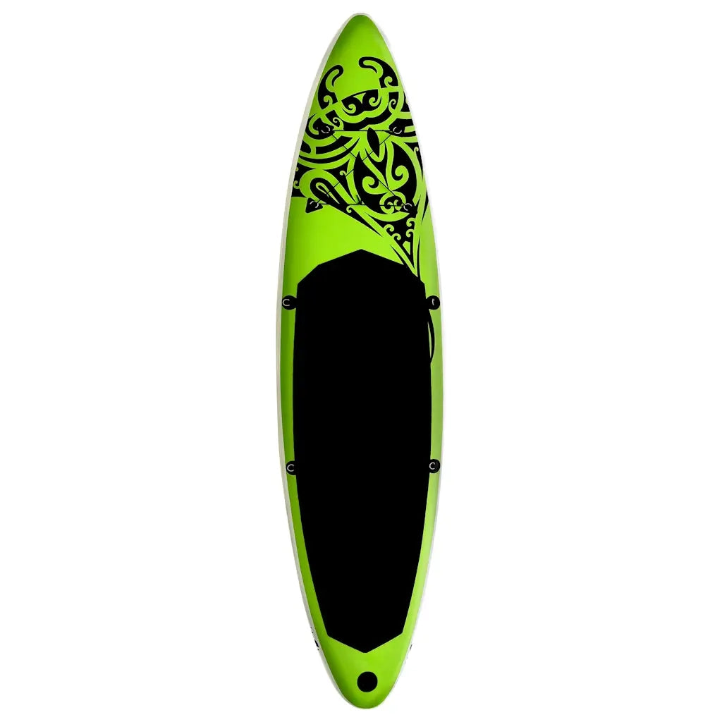 Set Tavola Gonfiabile da SUP 305x76x15 cm Verde 92740