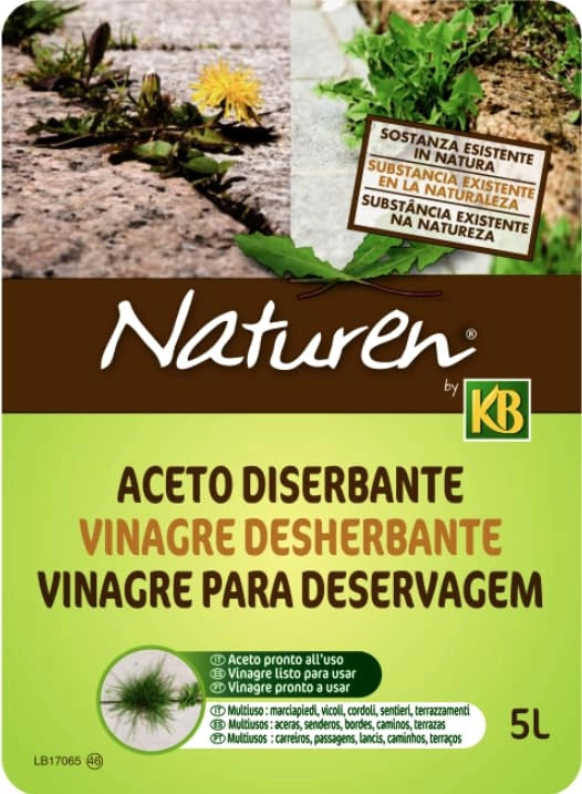 Diserbante Naturale All'acido Acetico Concentrato Naturen Kb Tanica 5 Litri