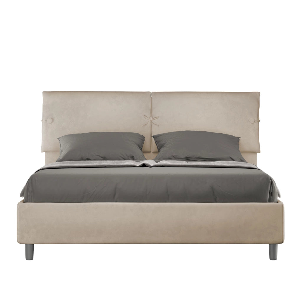 Letto Matrimoniale 160x210 cm con Rete Sleeper Sabbia