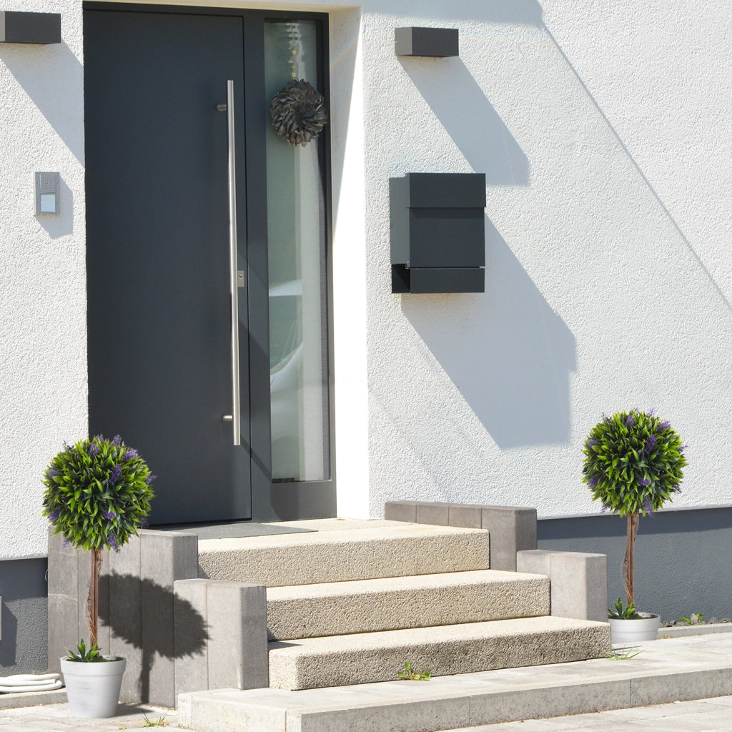 2 piante artificiali lavanda con vaso ¨C Minimal ¨C 60 cm verde