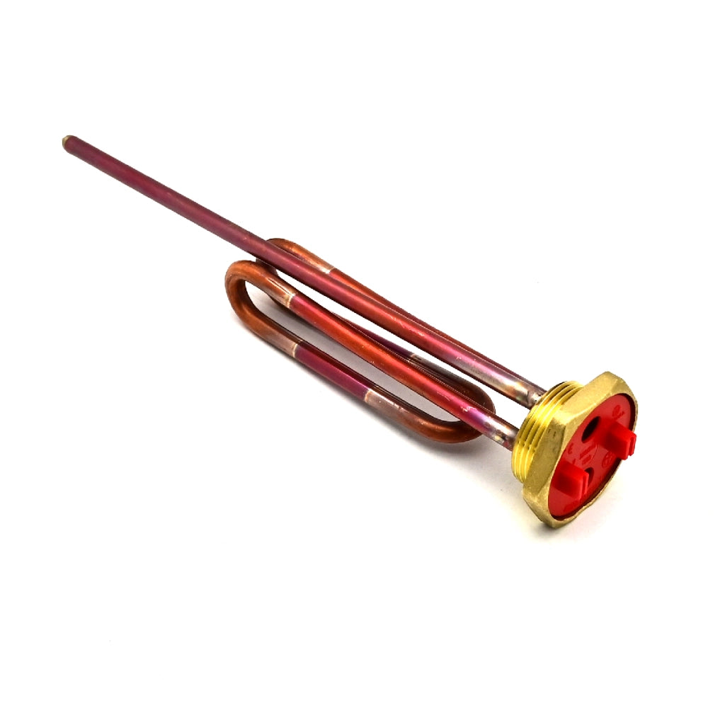 RESISTENZA CURVA CON TAPPO ESAGONALE- W 2000 - L. 275 mm 230V- UNIVA- pezzi 1