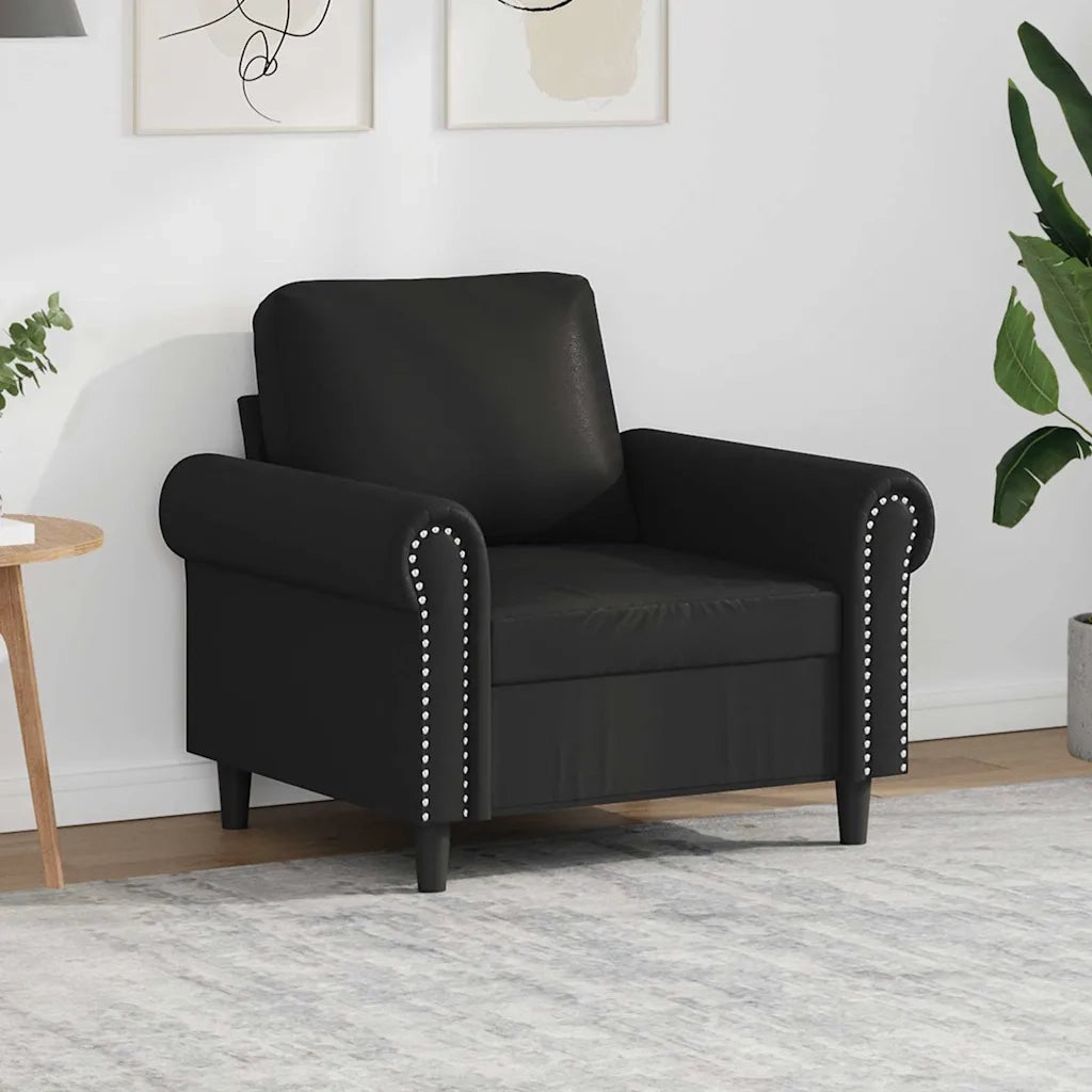 Poltrona Nera 60 cm in Similpelle 359494
