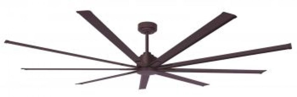 Vam Ventilatore da soffitto OUTDOOR industriale bronzo 200 cm 9 pale di alluminio colore bronzo con telecomando 6 velocitÃ