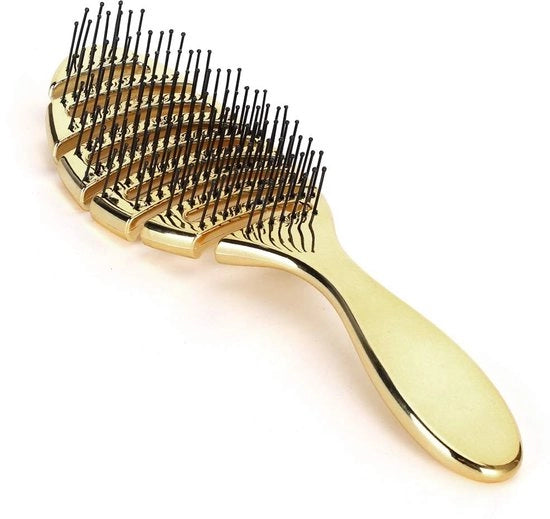 Set di pettinatura per capelli ricci con piastra in ABS duraturo - Piastra per capelli ricci con superficie liscia - Pedicello per massaggi - Set di pettinatura per capelli ricci - Materiale: ABS - Superficie: liscia