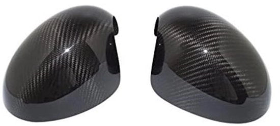 Sostegno Lato Specchietto - Copricapo Specchietto Esterno - Manuale - Adatto per Mini R55/R56/R57/R58/R59 - Nero Lucido - Materiale ABS di Alta Qualità - Plastico - Copricapo Specchietto