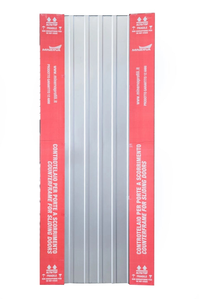 Controtelaio a scomparsa per cartongesso - Telaio in Acciaio : Dimensione - 100X210CM, Spessore - 10,5CM