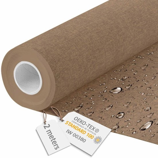 Telaio Acquaparato - Telaio per metro, Imitazione Piastra 160 cm Largo - Telaio impermeabile 220 g/m2 600D - Telaio per ombrelli Acquaparato per metro, Cannella 2M