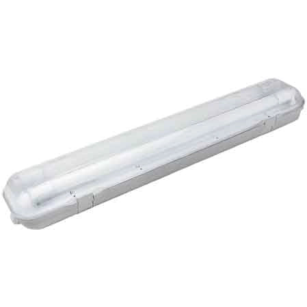 PLAFONIERA PER TUBI LED 'T8' 60 cm - 1 posto