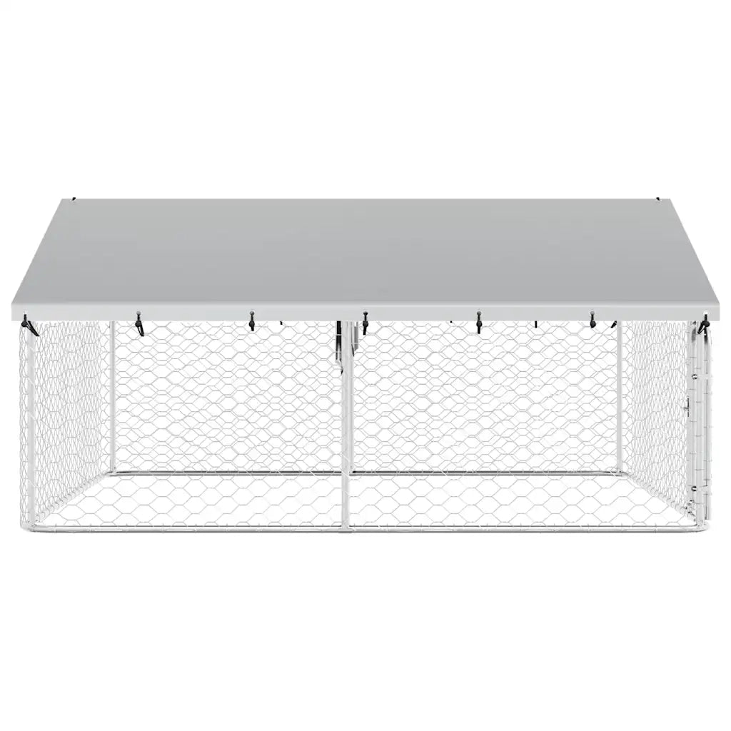Gabbia per Cani da Esterno con Tetto 300x300x150 cm 171501