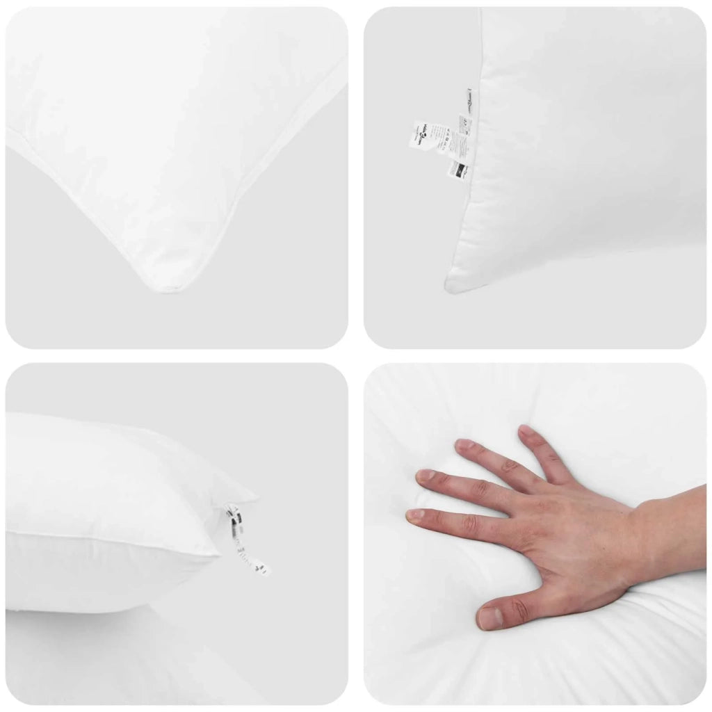 Duvet Estivo con cuscino 3 pcs Bianco Microfibra 3377332