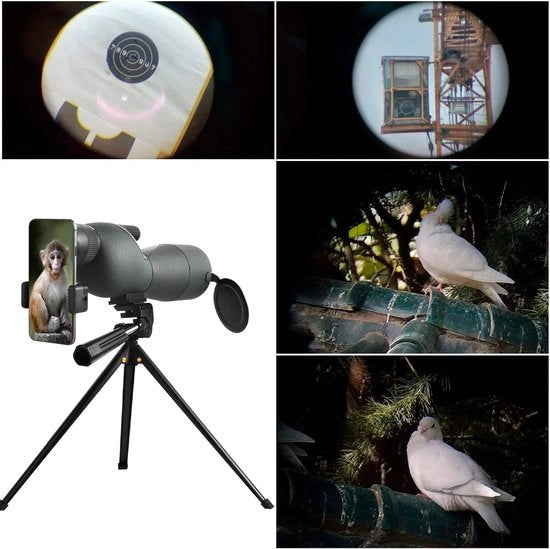 Telescopio da Campo 25-75X60 Zoom - osservazione degli uccelli - impermeabile - con treppiede