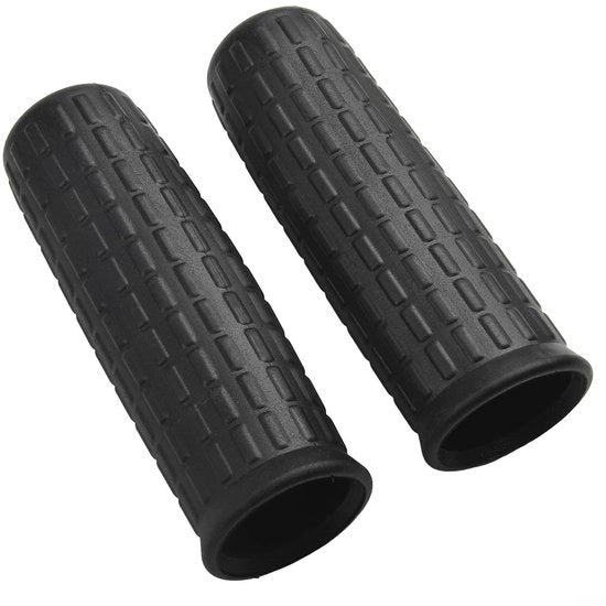 Manubrio di Kruiwagen con Gomme Antiscivolo - 32mm di Diametro Interno - Sostituzione con Gomme in Gomma morbida - Adatto a tutti i Kruiwagen - 2 Pezzi