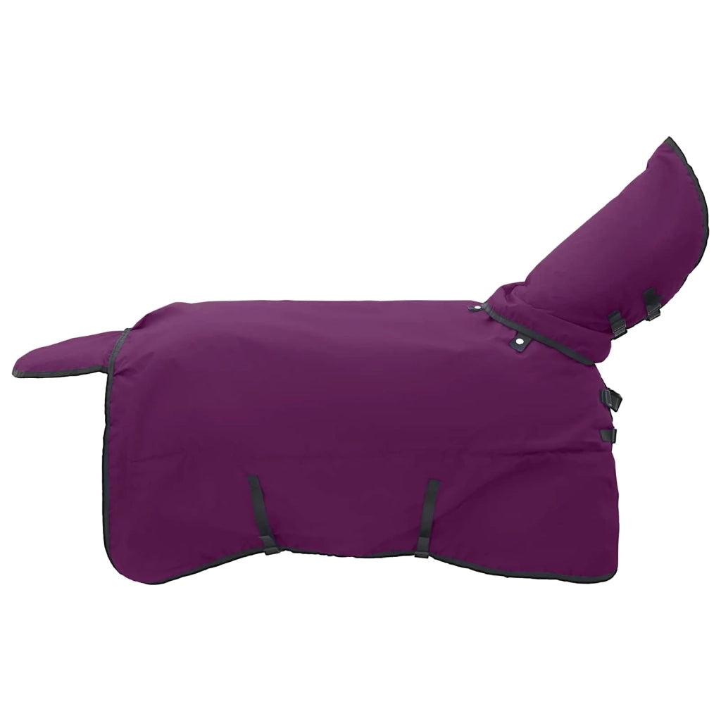 Coperta per Cavalli Verde Scuro e Nero 105 cm Poliestere CFW5327507