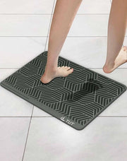 Matrice Antiscivolo per Bagno, Assorbente, Lavabile, Tappeto Bagno, Rapido Secchezza, 40 x 60 cm, Verde A.
