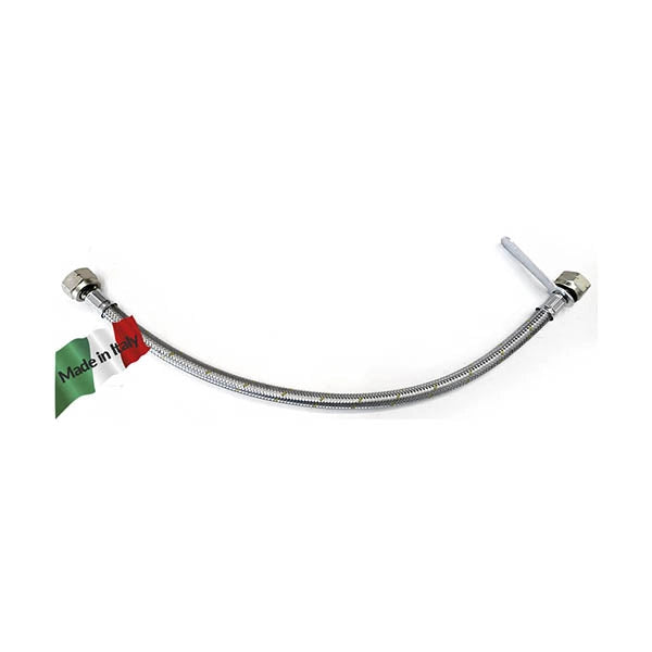 Flessibile r. inox manichetta gas FF/sx cm 100 X CENTRALINA BOMBOLA Made in Italy