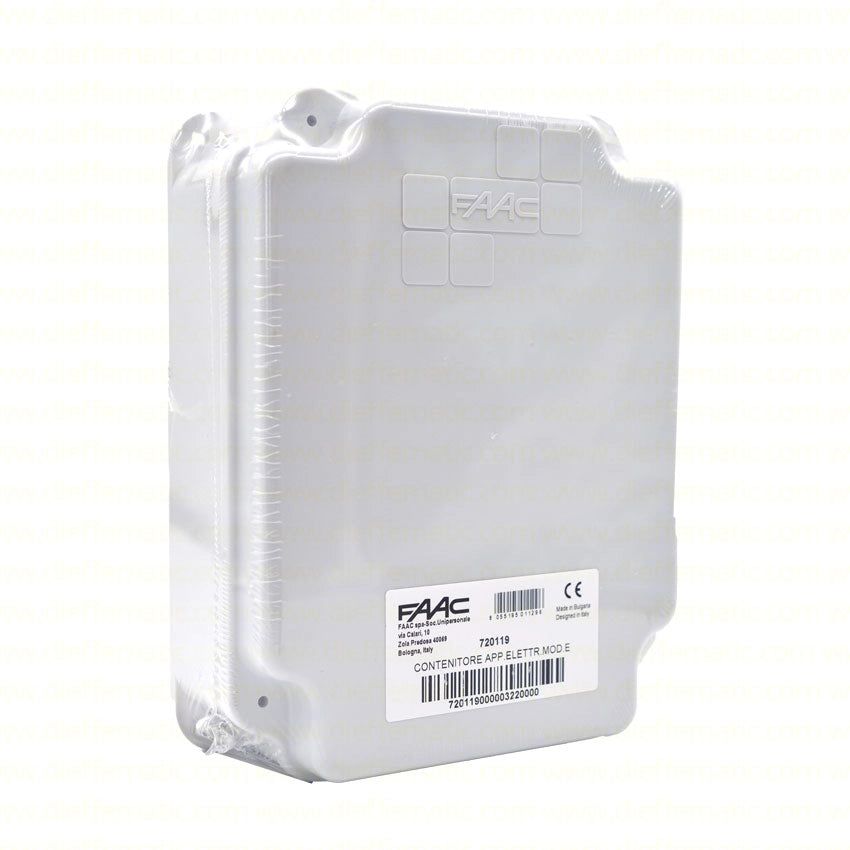 CONTENITORE MOD. E PER SCHEDE ELETTRONICHE PER ATTUATORE 413 FAAC 720119