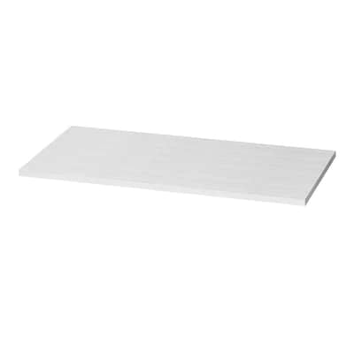 MENSOLA RETTANGOLARE 'ECOPAN' 100x30 cm - spess. 1,8 cm - col. Frassino bianco