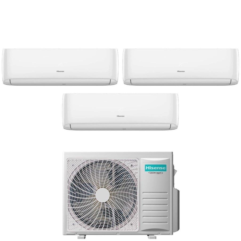 Condizionatore Trial Split Hisense Hi-Comfort 12+12+12 con 3AMW72U4RJC R-32 Wi-Fi Integrato