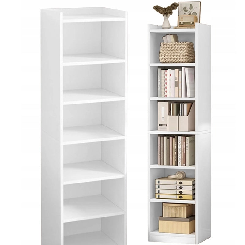 Libreria Alta Bianca 40x30x180 cm Ideale per Ogni Ambiente