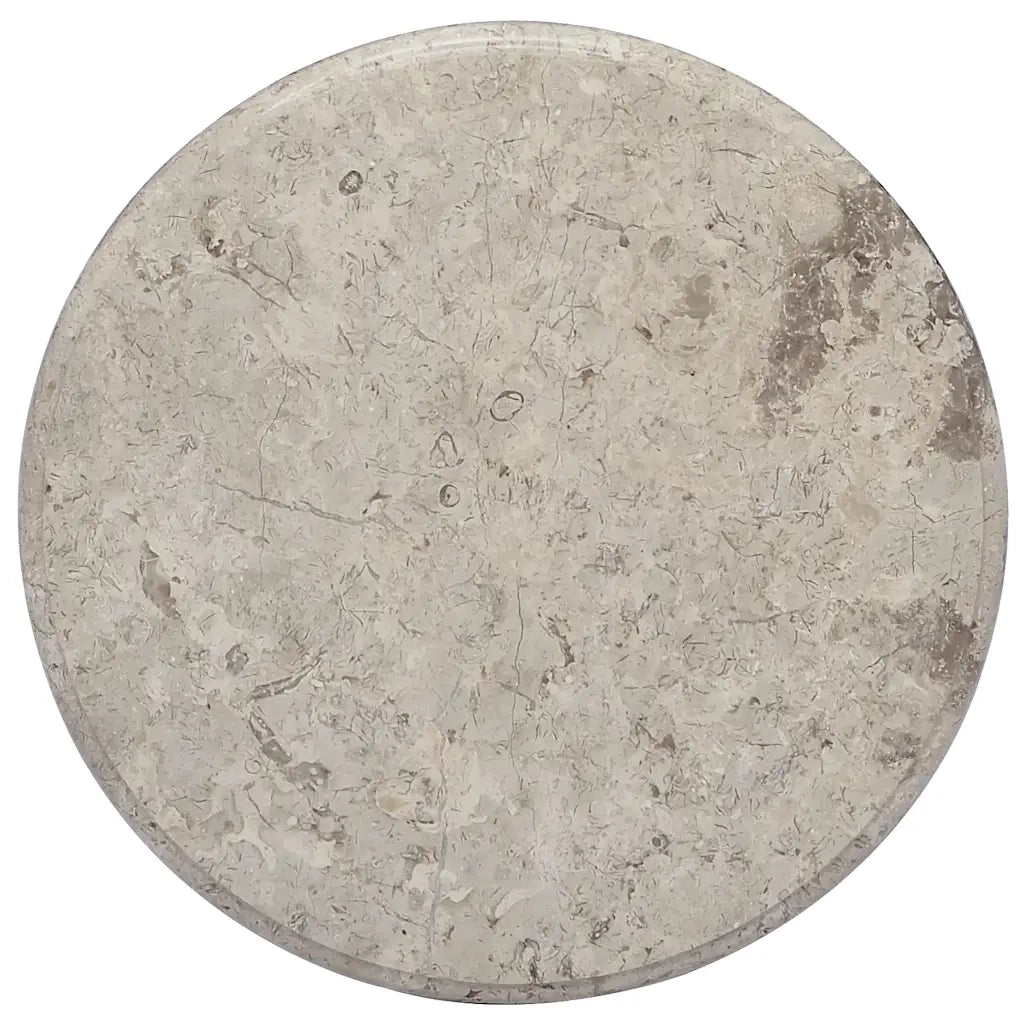 Piano per Tavolo Grigio Ø50x2,5 cm in Marmo 149194