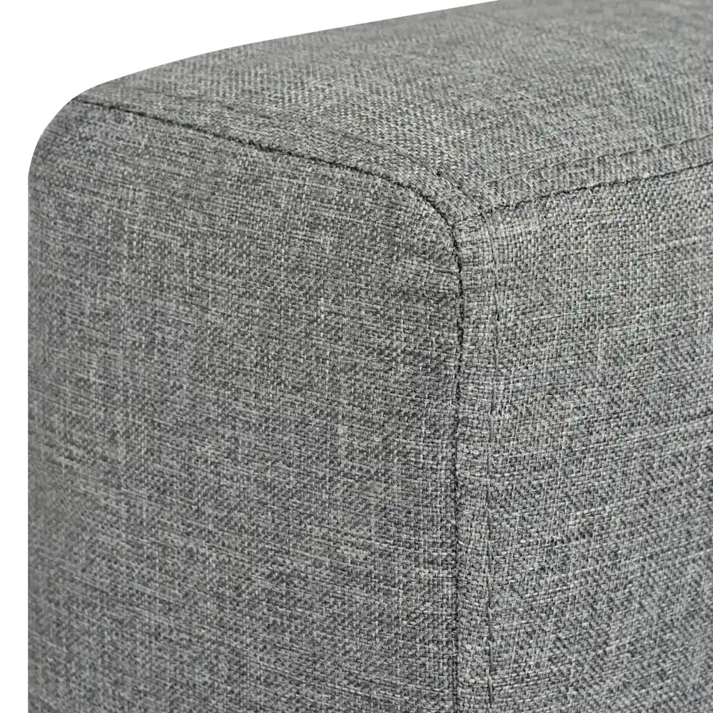 2 Pz Set di Divani in Stoffa Grigio Chiaro  cod mxl 16808