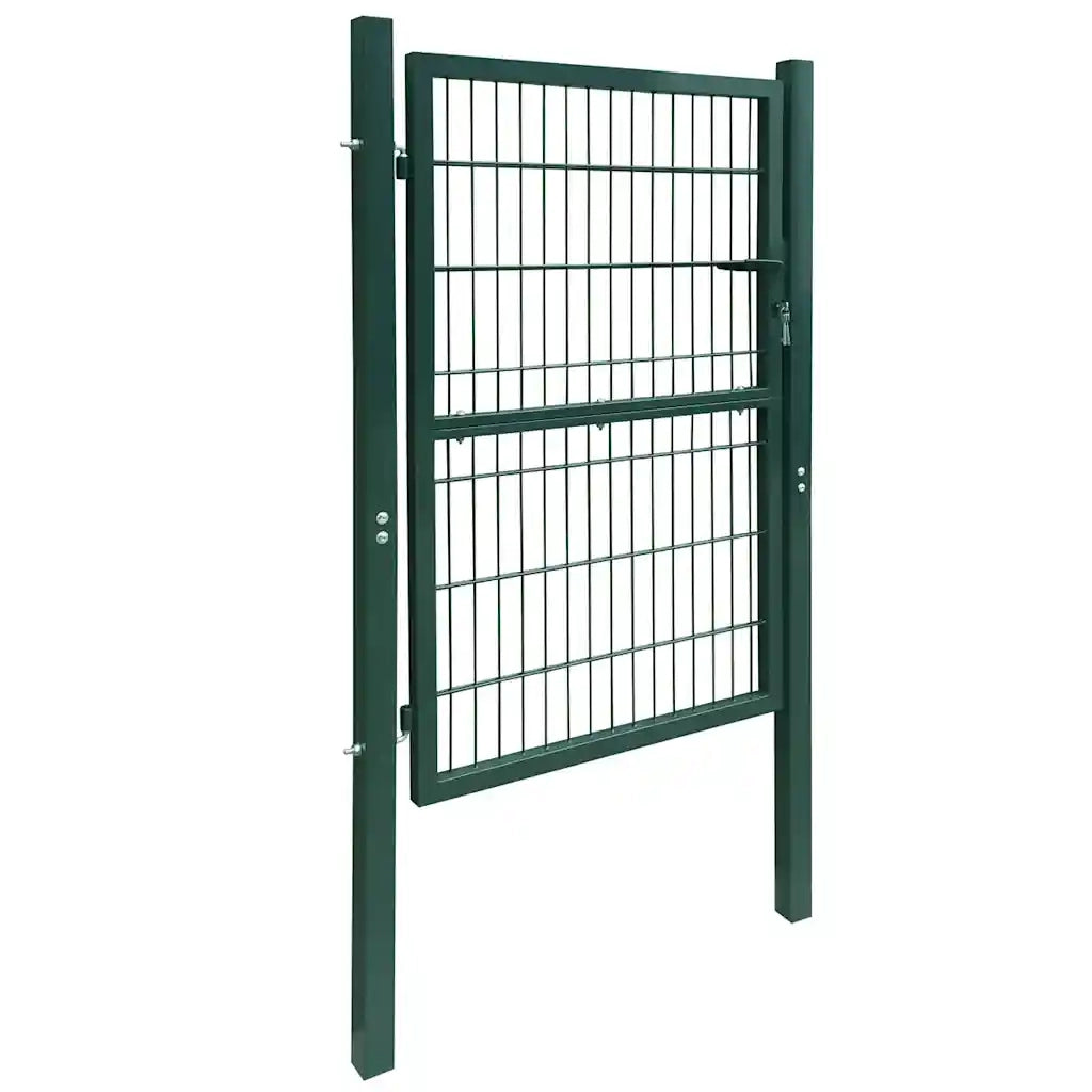 Cancello per Recinzione 2D (Singolo) Verde 100x160 cm CFW2023986