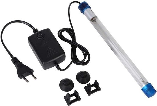 Illuminatore Subacquatico UV 7W - Sterilizzante per Acquari, Resistente all'Acqua e Uv, con Funzione Sterilizzante