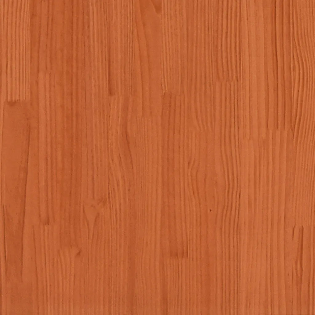 Letto matrimoniale | Letto per adulti | Giroletto senza Materasso Marrone Cera 200x200 cm Legno di Pino