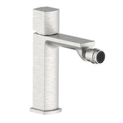 Miscelatore bidet acciaio spazzolato con risparmio acqua e piletta click clack - serie Marte