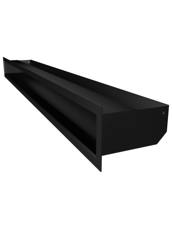 Griglia di ventilazione per camino Nera- Loft 90x1000