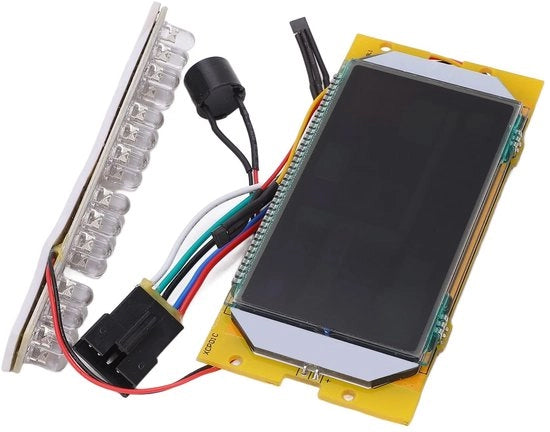 Schermetto LCD per Bicicletta Elettrica - Adattatore di Schermo Universale 36V - Resistenente e Immergibile - Idoneo per la Riparazione di Scooter S1