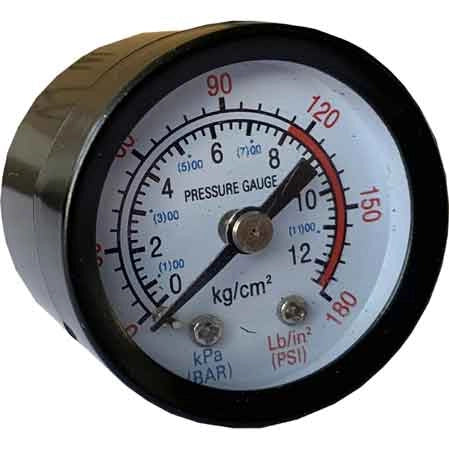 MANOMETRO DI RICAMBIO PER COMPRESSORE 6 LT  50 mm - per codice 0077002 - CARDINALE