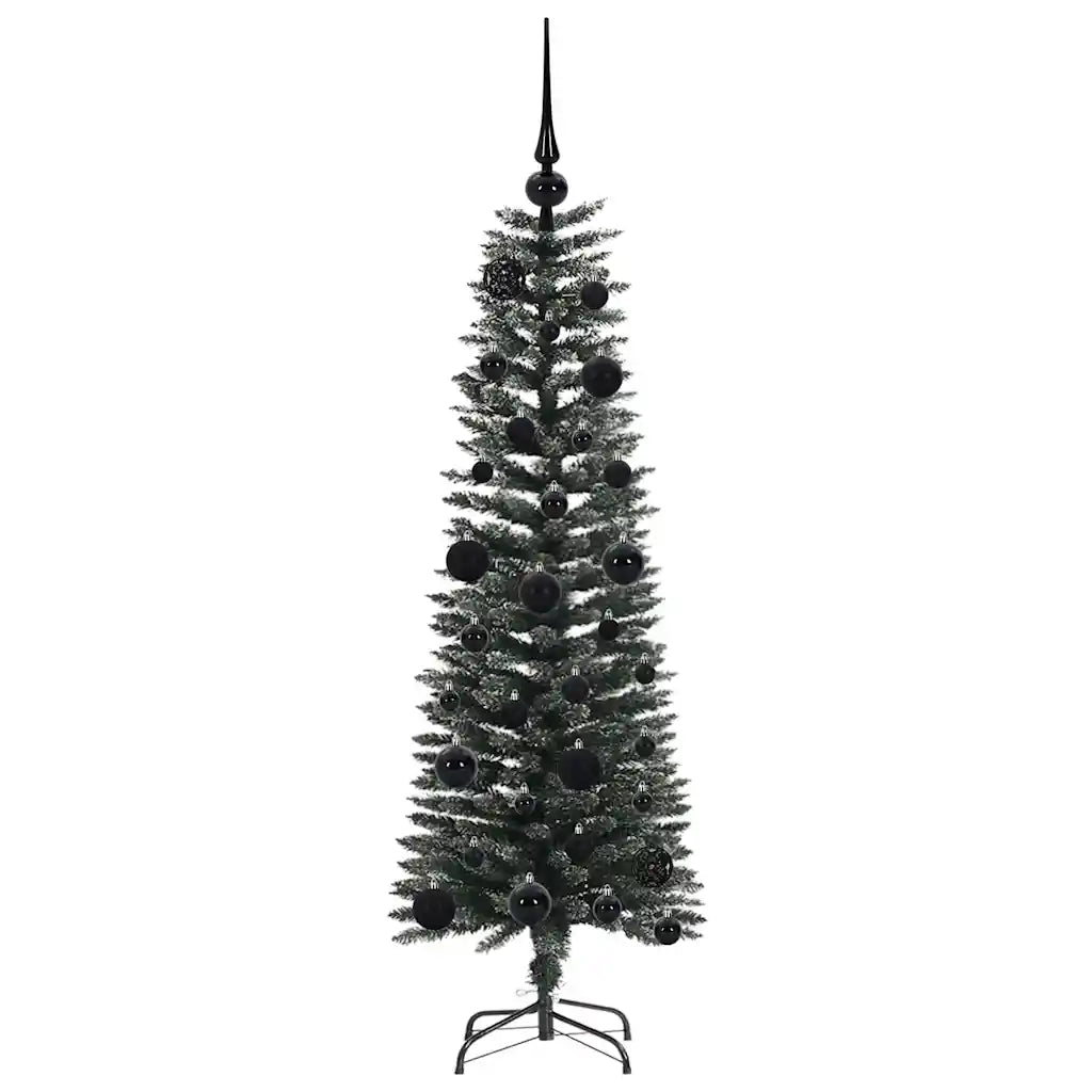 Albero di Natale | Decorazioni natalizie artificiale con 150 LED Verde 120 cm