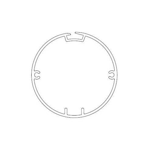 OGIVA 65X1,8 COULISSE RUOTA + CORONA PER SERIE S Ø 35 MM NICE 513.16501 GARANZIA