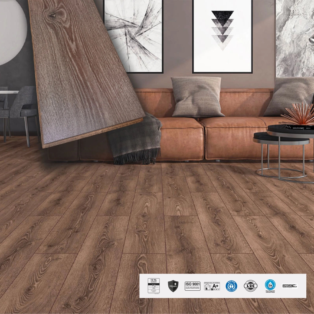 Pavimento in laminato AC4 8mm Click a REGISTRO bisellato BOSPHORUS 193x1205 - 15 anni garanzia (prezzo al m²)