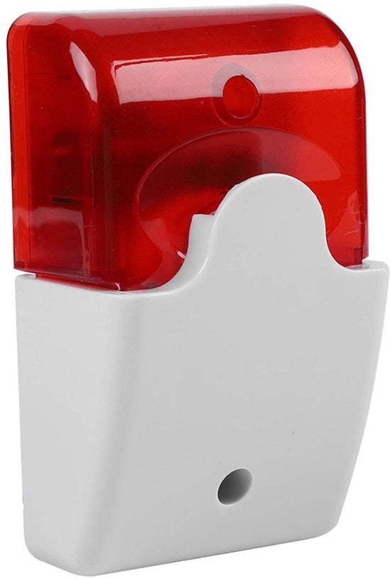 Sirena a Stroboscopio Cavo - 12V DC 110dB Allarme - Ideale per Casa e Ufficio - Sicurezza e Sorveglianza - Illuminazione a LED - Sistema di Allarme -