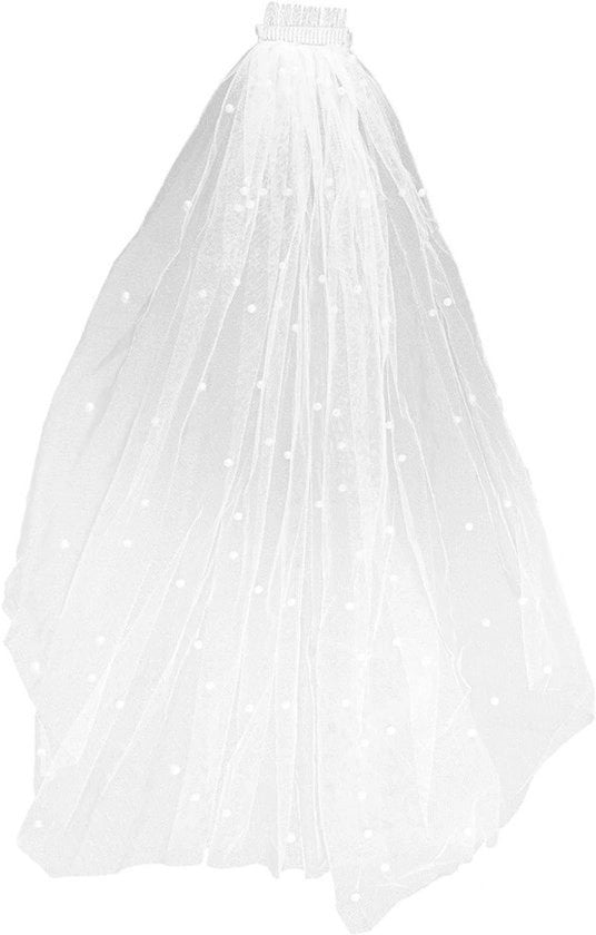 Sposa - Perla - Corta - Bianco - Collo - Elegante - Donna - Festa di nozze - Festa di fidanzamento - Festa di compleanno - Accessori per foto.