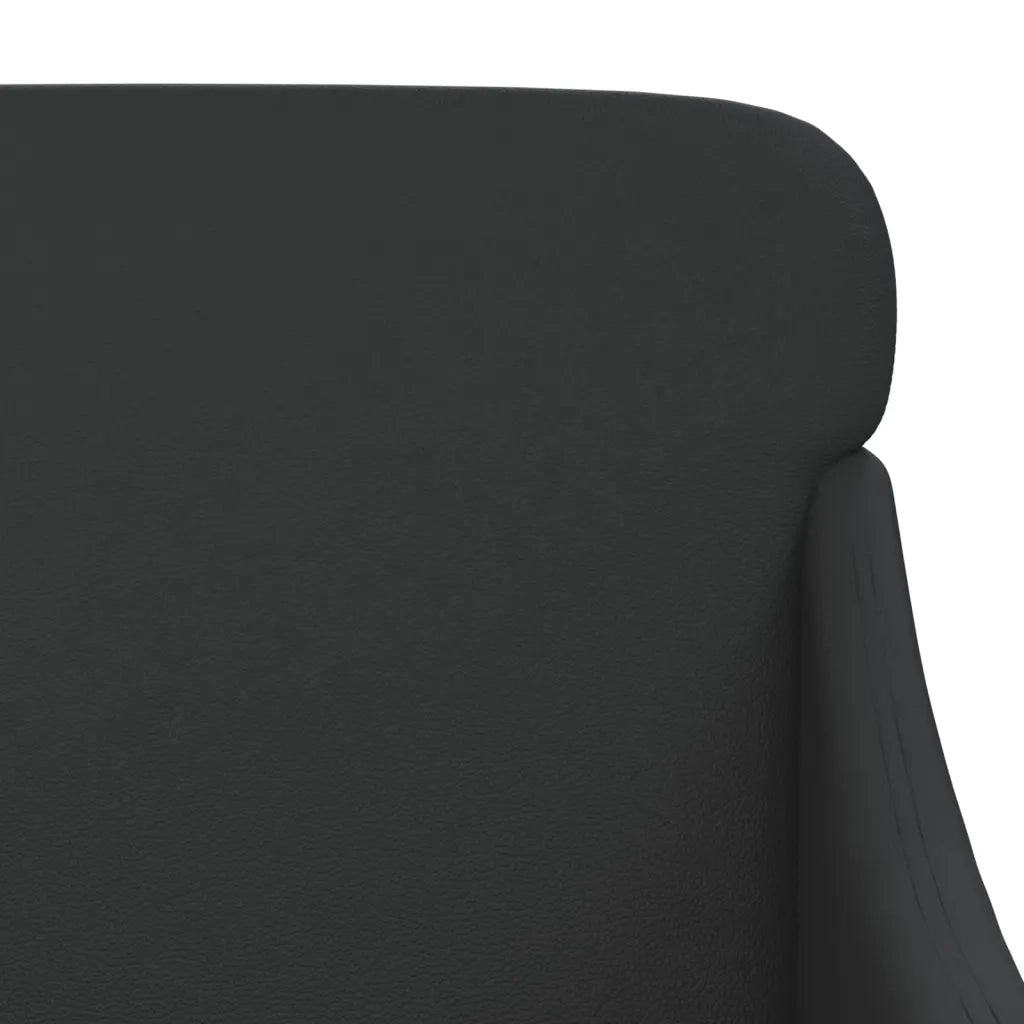 Divano Sedia-Poltrona Nera 63x76x80 cm Similpelle