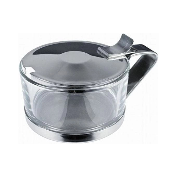 Ilsa 121-4 Easy Formaggiera in Acciaio Inox 18-10 e Vetro diametro 9 cm colore Grigio