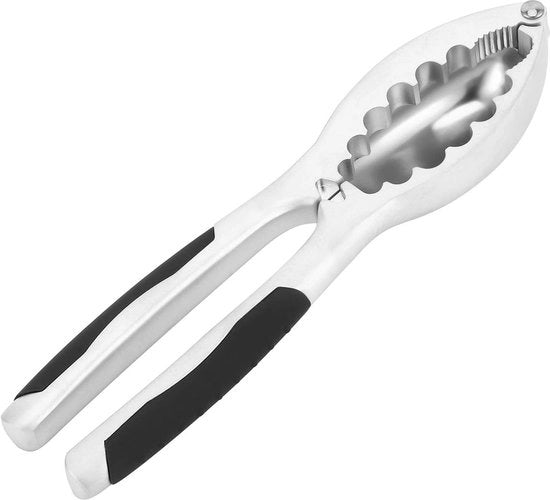 Strumento per aprire noci pesante uso - manico antiscivolo - 17,5 cm di lunghezza.