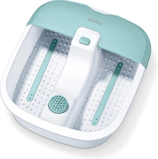 Bagno per i piedi - Massaggio vibrante e a bolle per i piedi - Massaggio per zone di riflessologia del piede - Regolazione della temperatura dell'acqua - Rilassamento per i piedi stressati