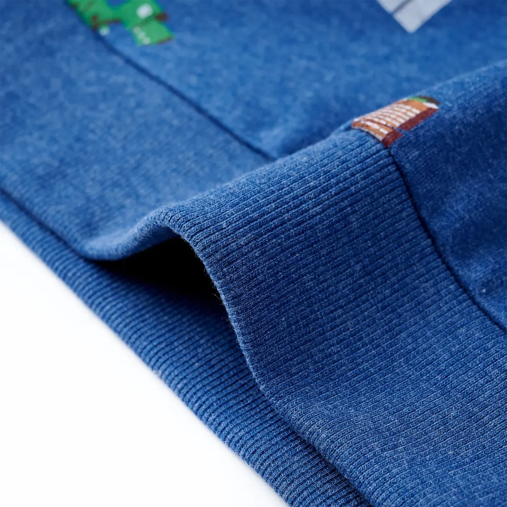 Felpa da Bambino Blu Scuro M¨¦lange 104