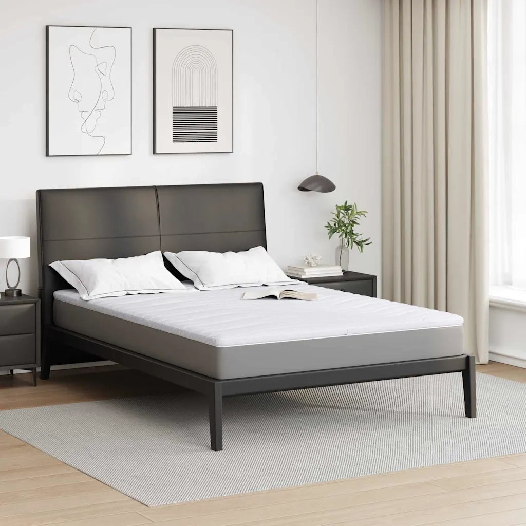 Topper per materasso Bianco 140 x 190 cm Tessuto a maglia CFW5556050