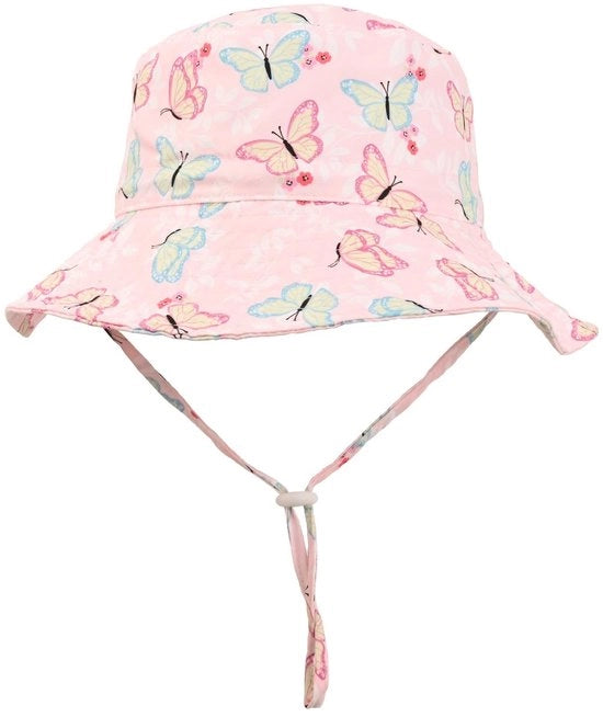 Cappello UV a protezione solare - Cappello pieghevole - Adatto per 0-8 mesi - Materiale respirabile - Rosa - Opzione pieghevole