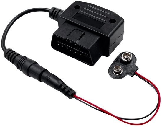Jack ECU OBD2 per Auto, Cavo di Ricarica compatibile con Dispositivi OBD II